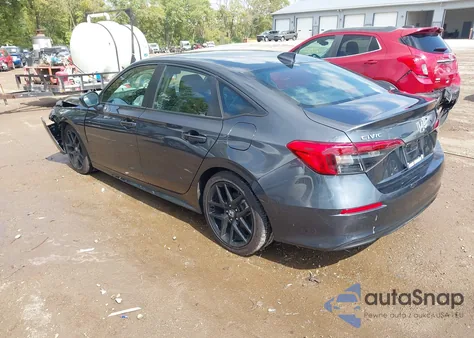 2024 Honda Civic Sport из США, поврежденный, VIN 2HGFE2F50RH538816